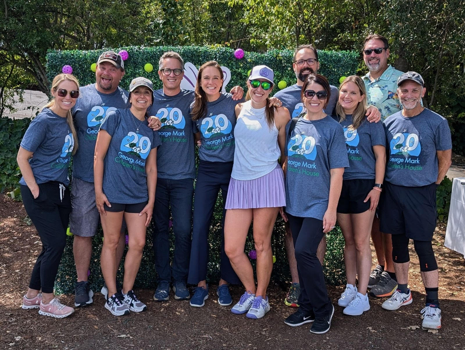 MSF Tennis and Pickleball Michelle Gherlone with GMCH Board Members